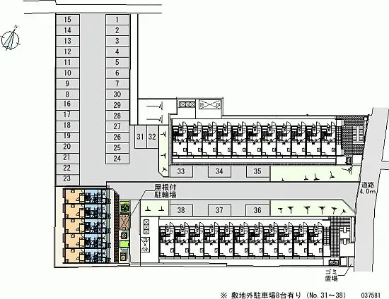 北足立郡伊奈町小室 月極駐車場